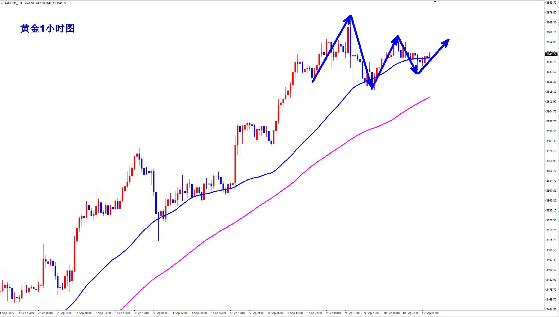 【XM外汇市场分析】:黄金牛市仍在,早盘回落蓄势继续多!(图1) 【XM外汇市场分析】:黄金牛市仍在,早盘回落蓄势继续多!(图1)