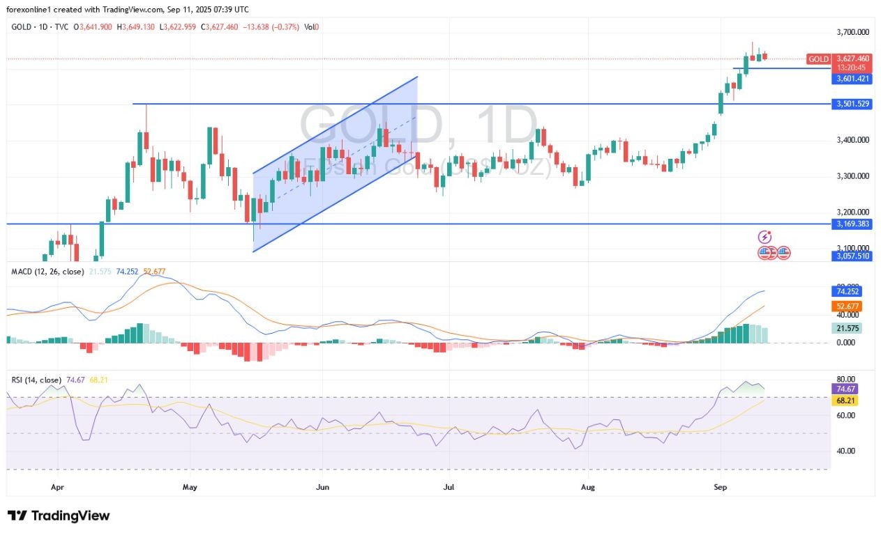 【XM Market Review】--Gold Analysis: Gold Prices Stable Near Highs Ahead of Key Events(图1) 【XM Market Review】--Gold Analysis: Gold Prices Stable Near Highs Ahead of Key Events(图1)