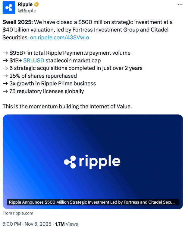 【XM Decision Analysis】--XRP Price Jumps 10% on Trump’s $2000 Tariff ‘Dividend’ Announcement: What Next?(图3) 【XM Decision Analysis】--XRP Price Jumps 10% on Trump’s $2000 Tariff ‘Dividend’ Announcement: What Next?(图3)